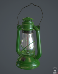 Oil lamp High Poly