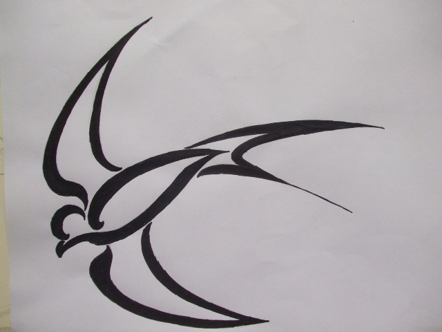 Swallow tattoo