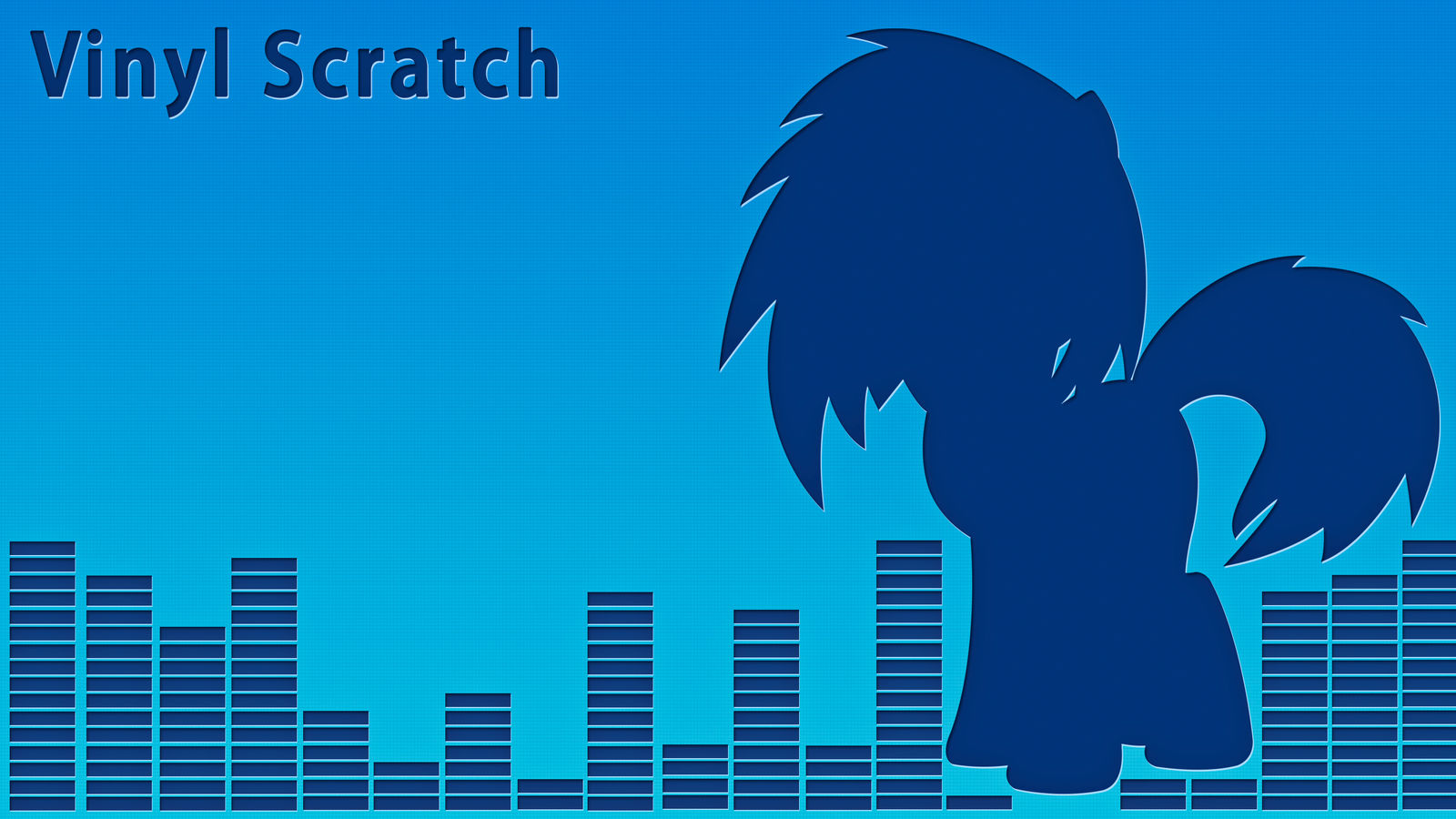 Vinyl Scratch LetterPress Wallpaper