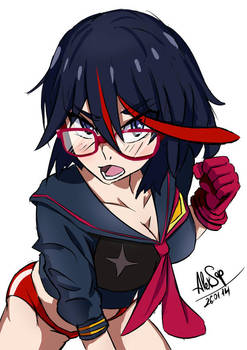 Cute glasses Ryuko KLK