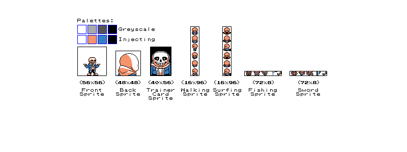GSC Sans (Crystal Clear sprite template) by MoonLightLass on DeviantArt