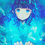 Anime Girl - Cyan