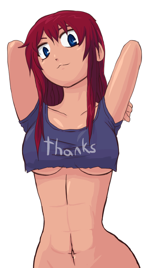 August 2018 Thank You Art - Crop top Tammy by radstylix
