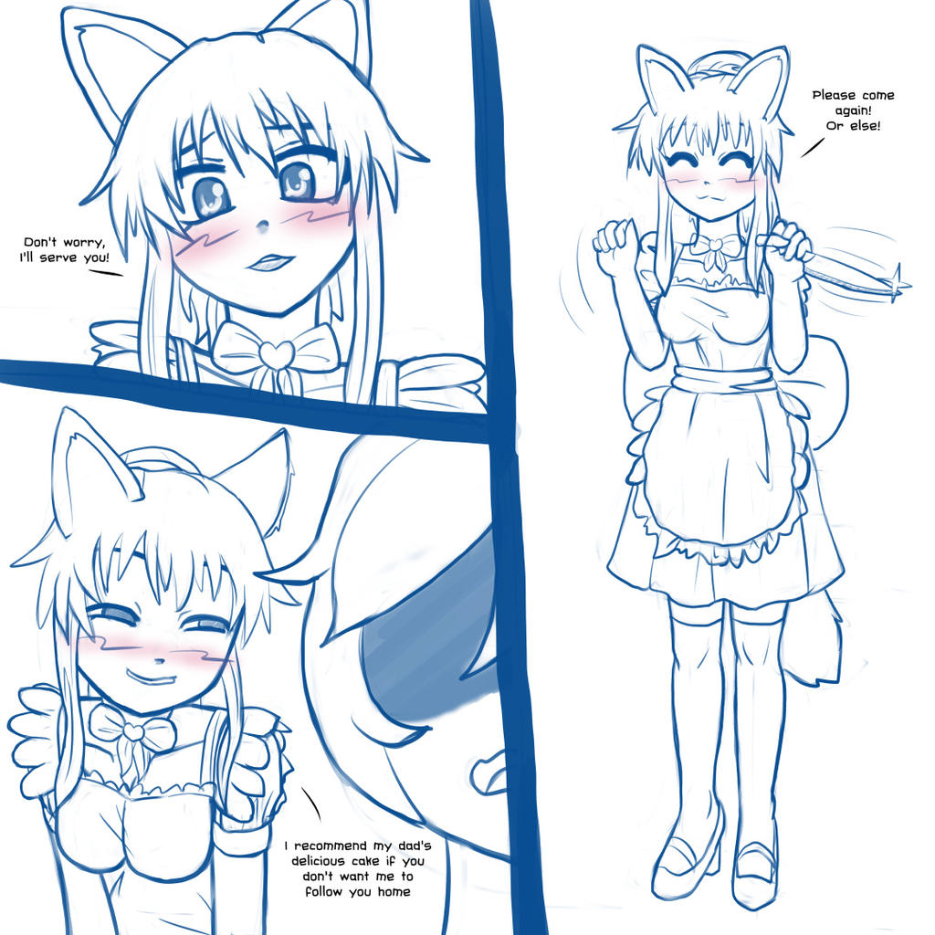 September 2018 Thank You - Yandere Fox Maid Myan by radstylix