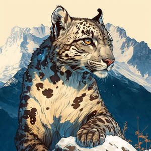 Snowy Alp Leopard