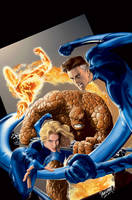 Fantastic Four Painted