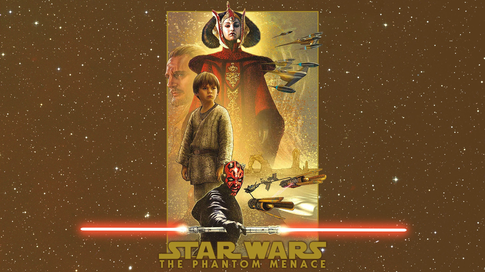 The phantom menace poster hi-res stock photography and images - Alamy