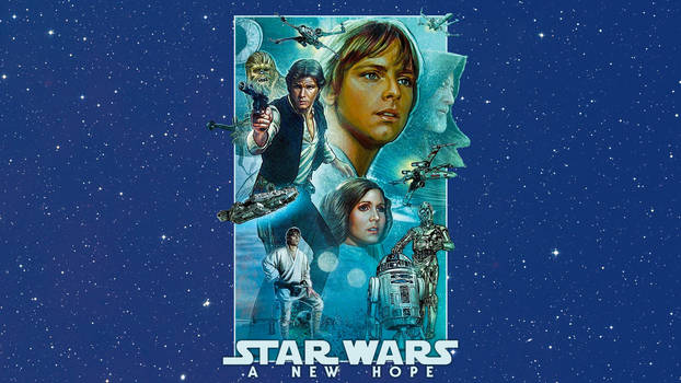 A New Hope - Mural Wallpaper