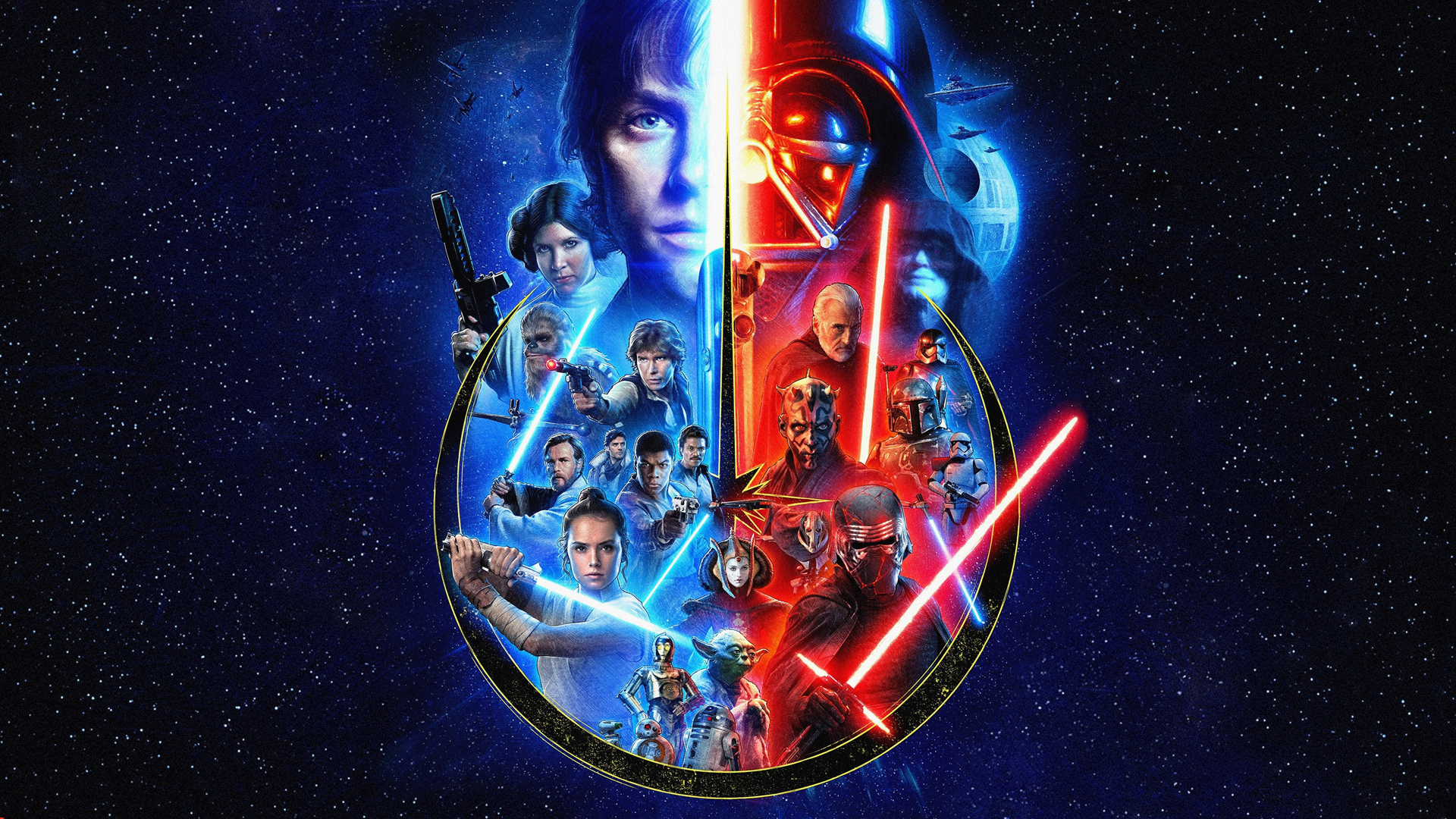 Featured image of post The Best 11 Star Wars Light And Dark Side Wallpaper