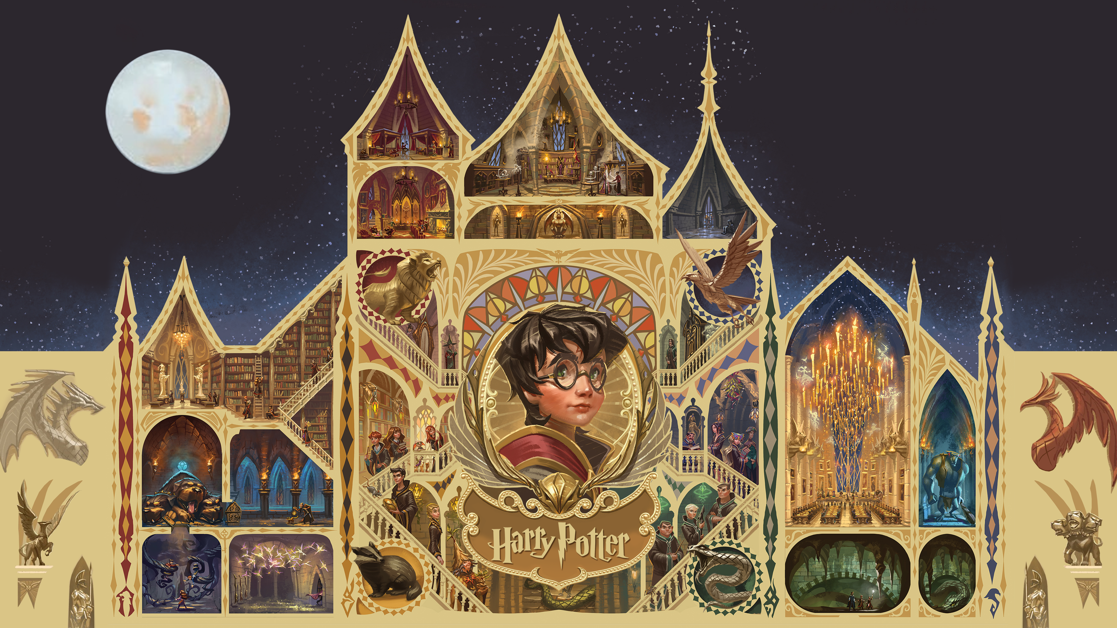 Hogwarts - Harry Potter Wallpaper by Arch Apolar by Spirit--Of-Adventure on  DeviantArt, Harry Potter Wallpaper