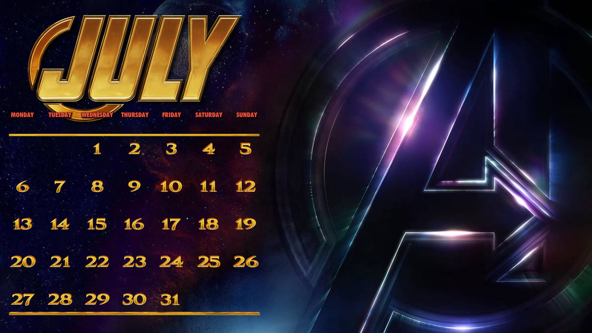 MCU Calendar 2020 July by SpiritOfAdventure on DeviantArt