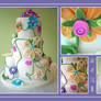 Whimsical Flower Cake