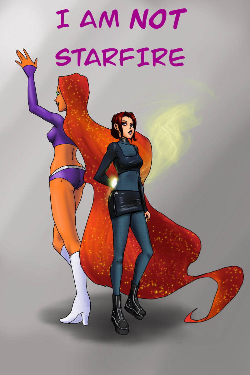 I am not Starfire (Redraw) by CaseFuller on DeviantArt