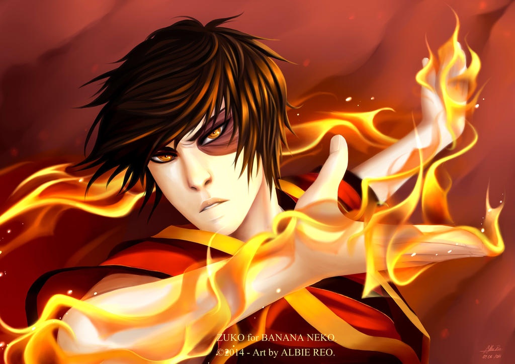 ZUKO from Avatar the Last Airbender by AlbieReo on DeviantArt.