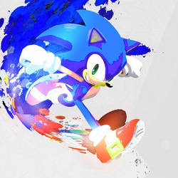 Saturated Paint - Sonic The Hedgehog