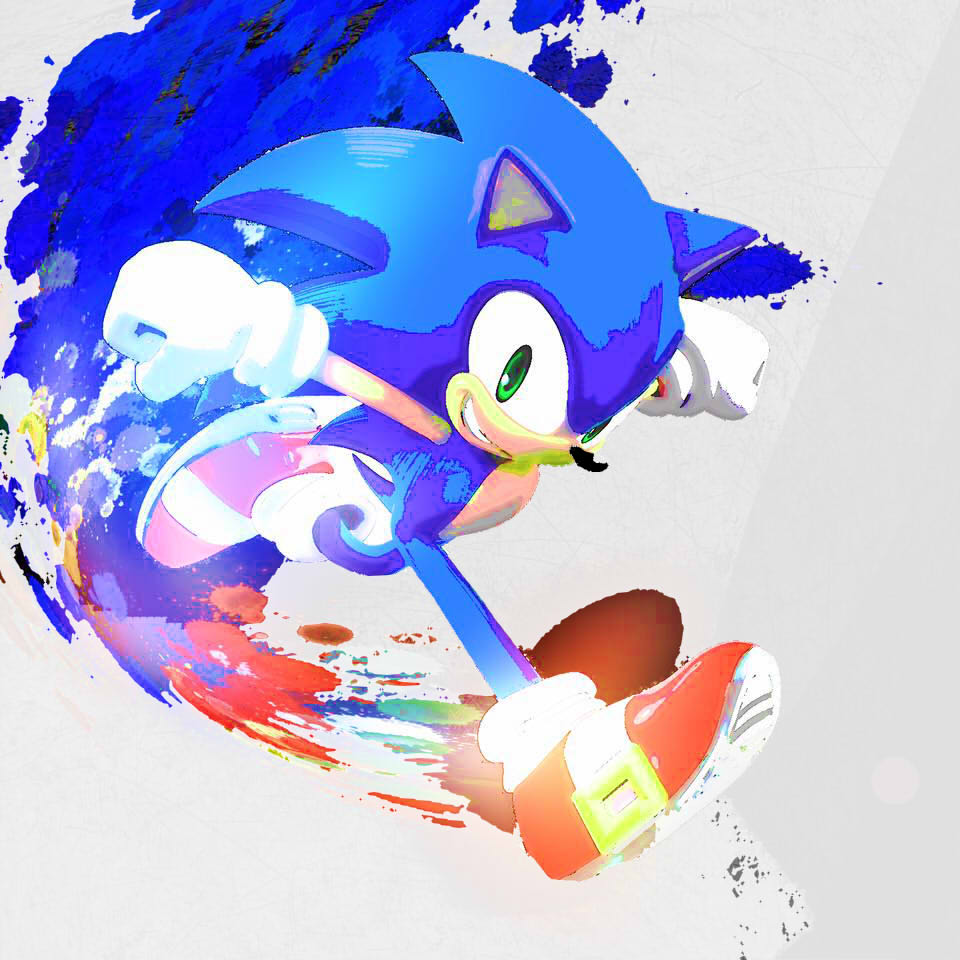 Saturated Paint - Sonic The Hedgehog