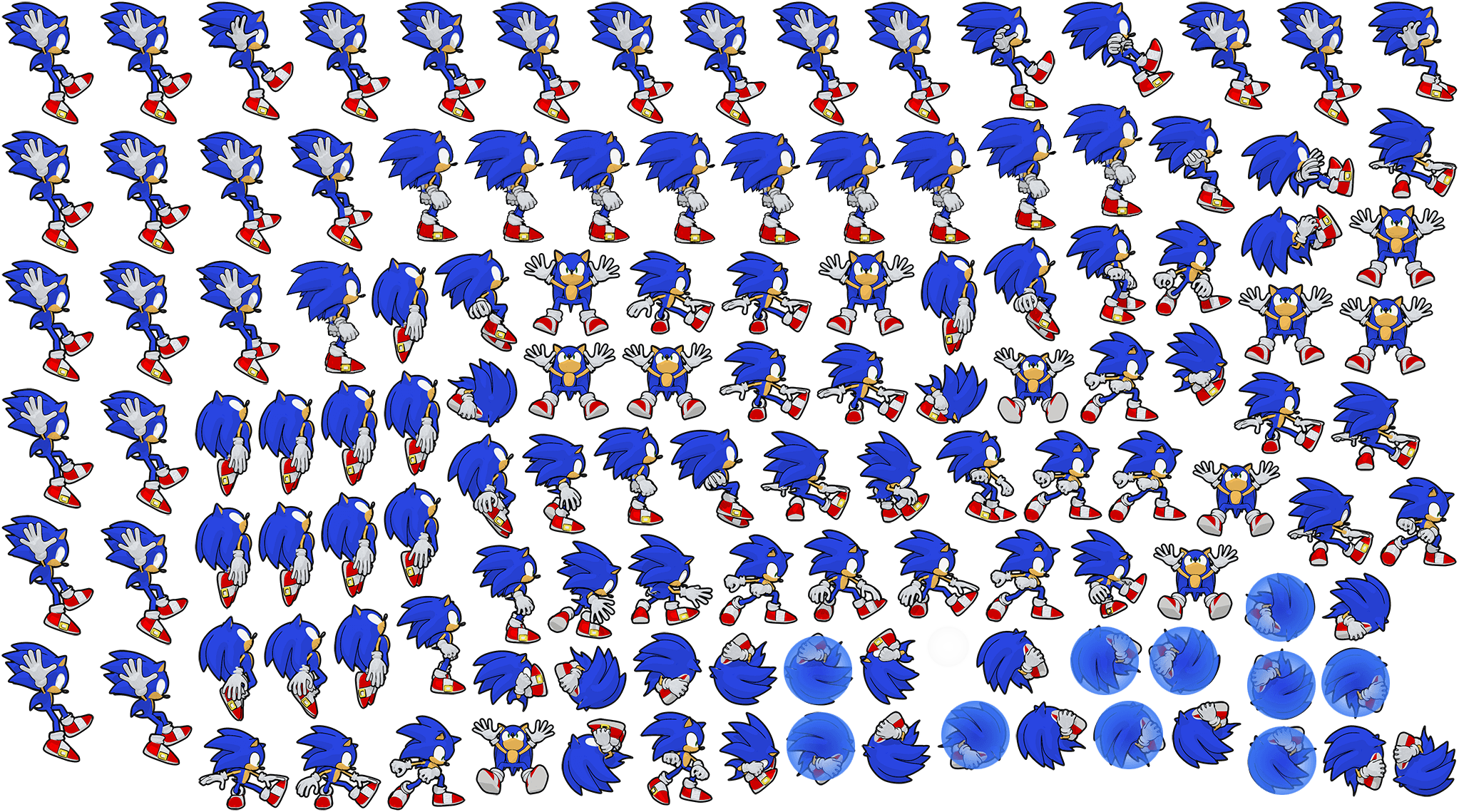 Sonic Jump Sprites (Sonic) by seasidehill on DeviantArt