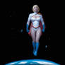 Powergirl In space