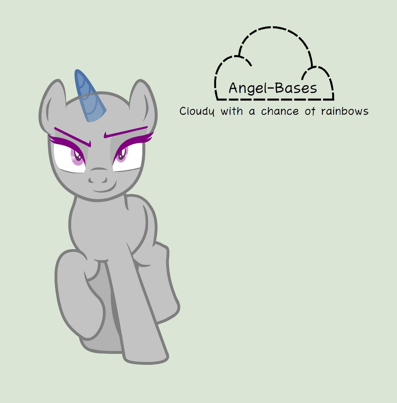 MLP Base 11 Front View Base by JisootheArtist on DeviantArt