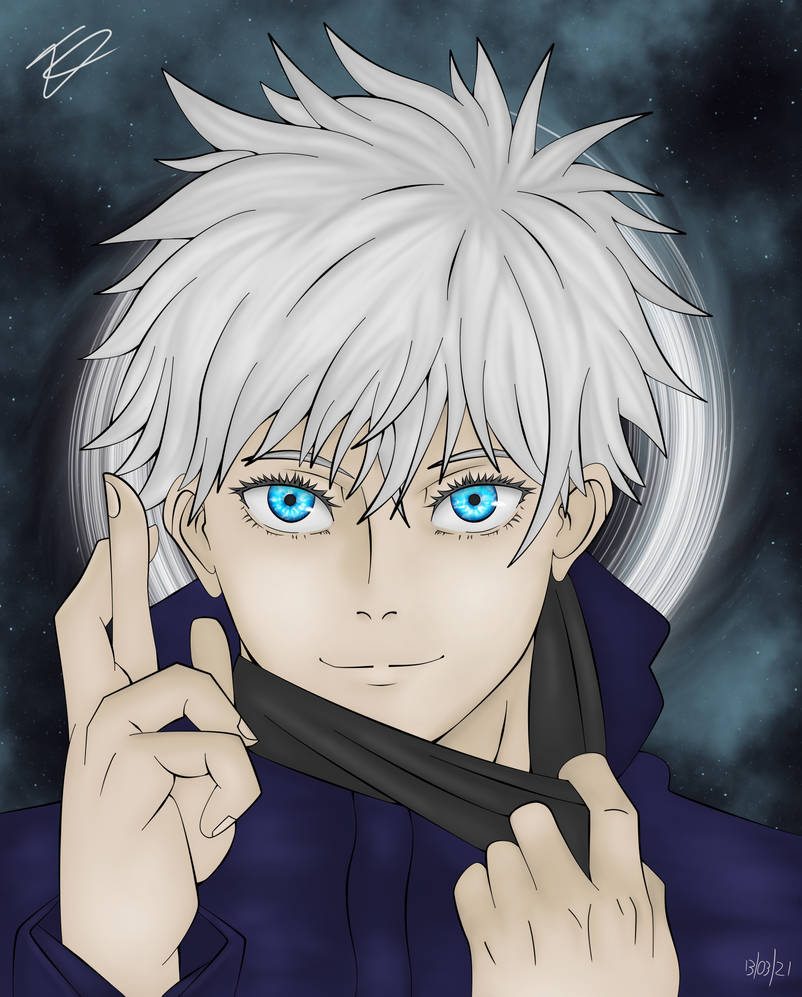 Gojo Satoru Infinite Void by W33bghoul on DeviantArt