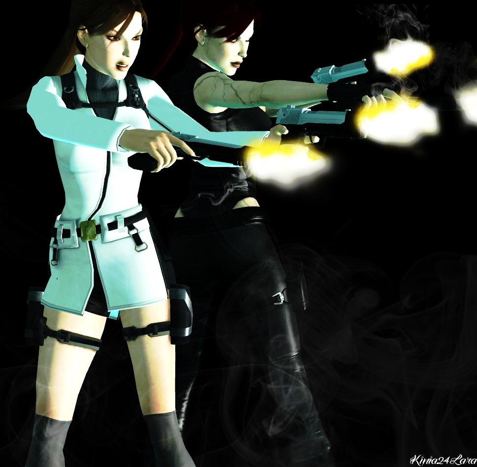 Lara Croft And Doppelganger