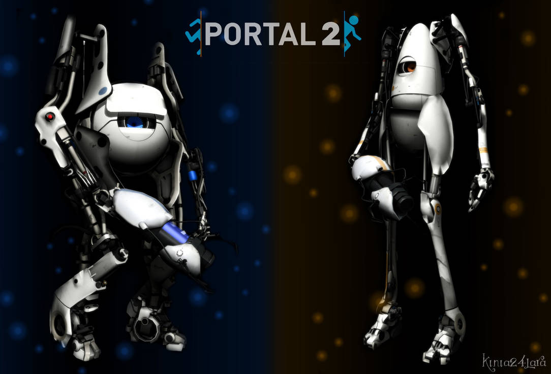 Portal 2 atlas and p body art фото 45