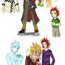 KH2 -- Axel + Roxas sketchdump