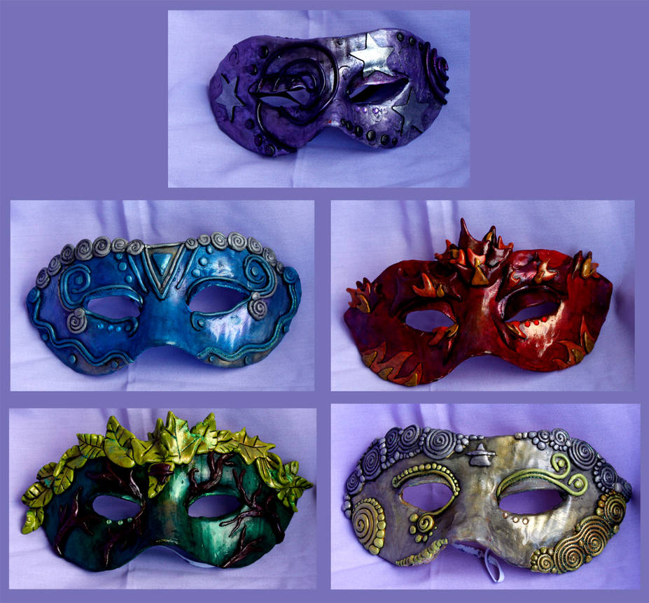 8 Element Mask Elemental Masks by El-Sharra on DeviantArt