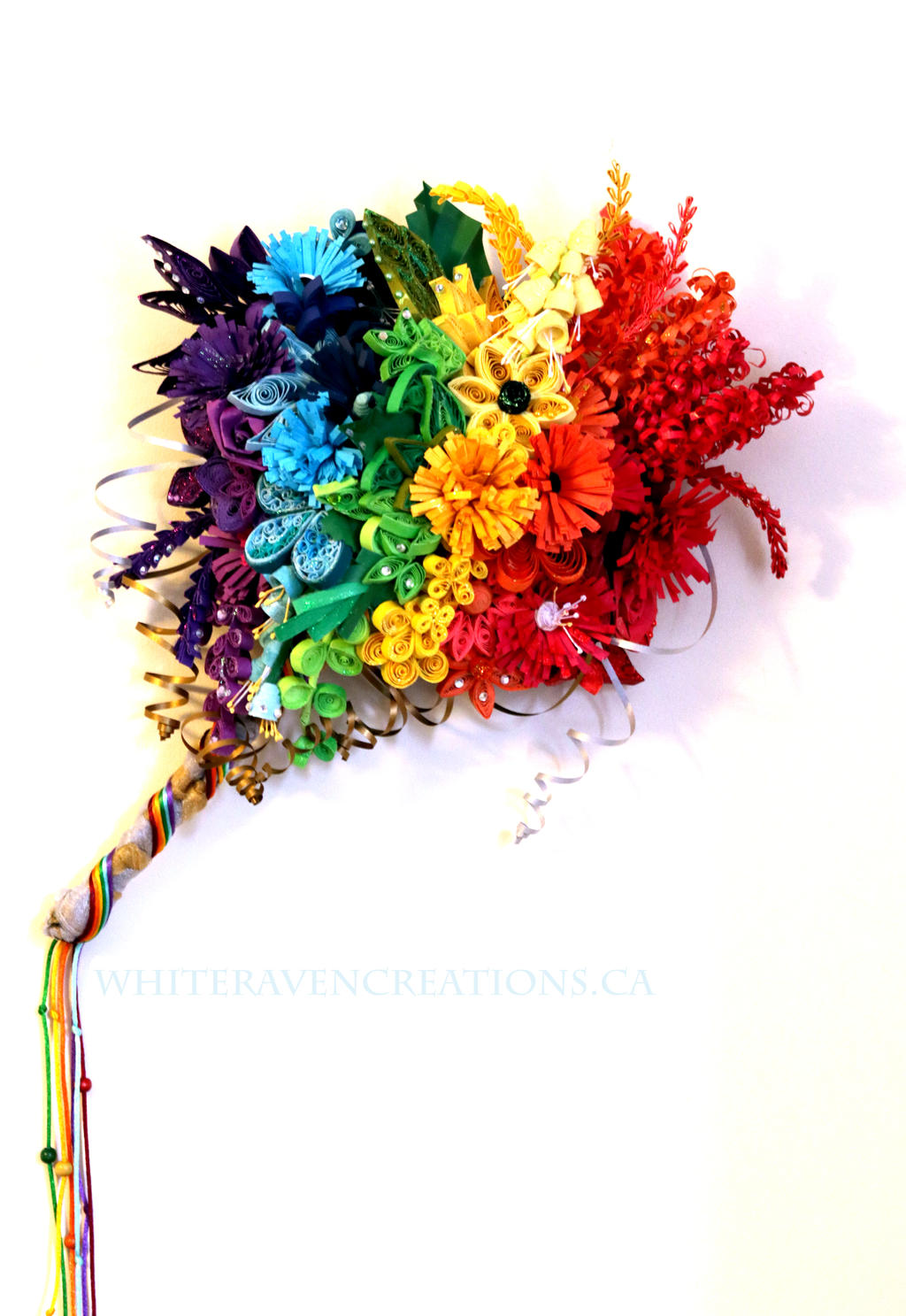 Quilled Pride Bouquet