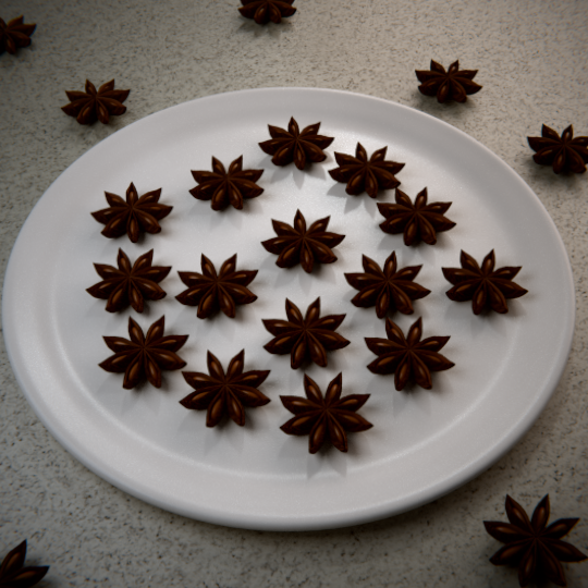 Plate of Star Anise