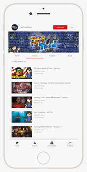 YouTube Mobile Channel Page Redesign