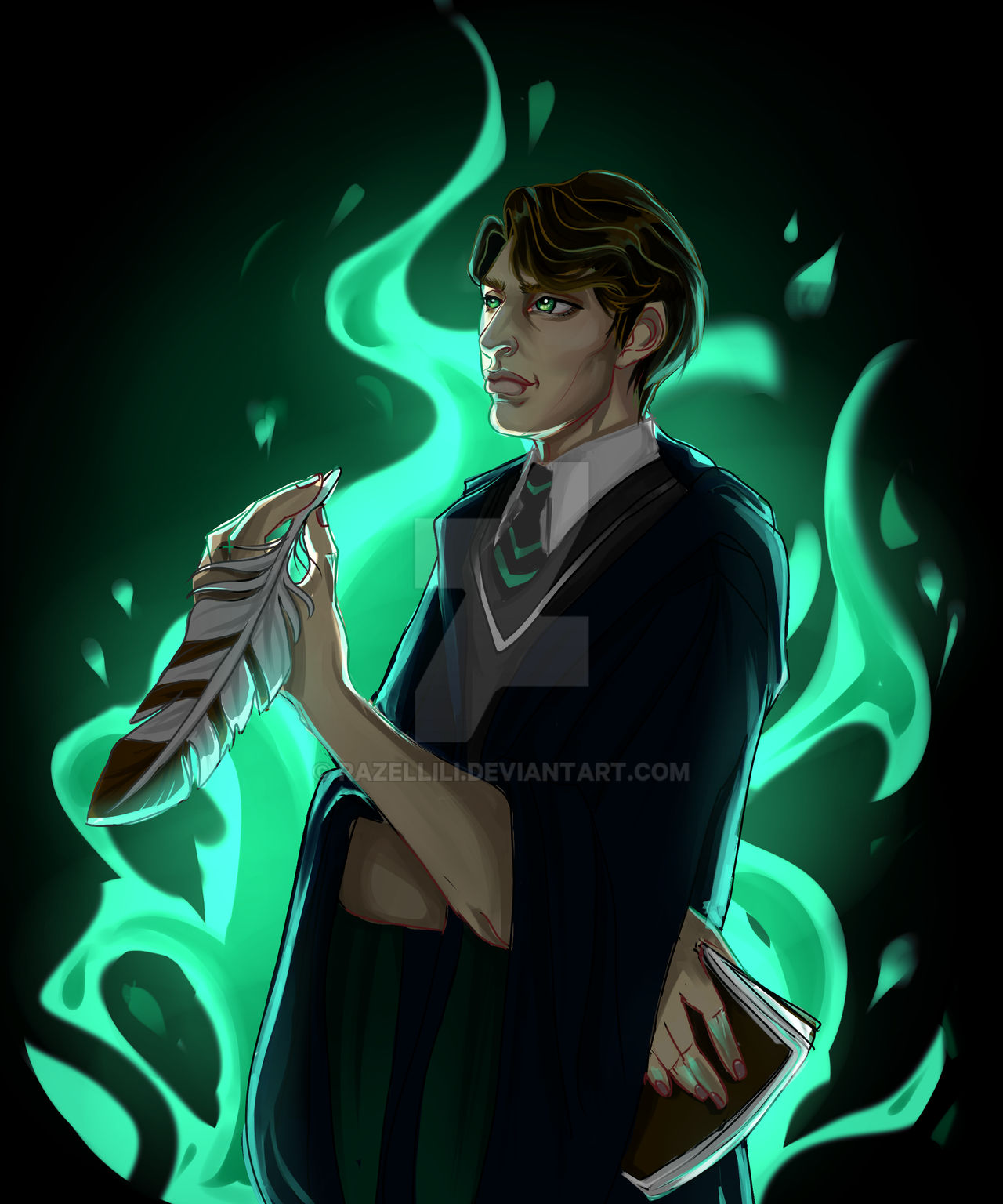 Tom Riddle by razellili on DeviantArt