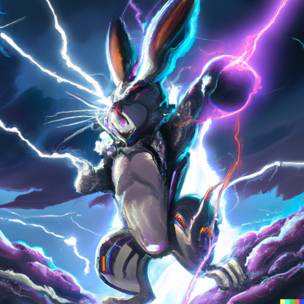Thunder bunny by elg98 on DeviantArt