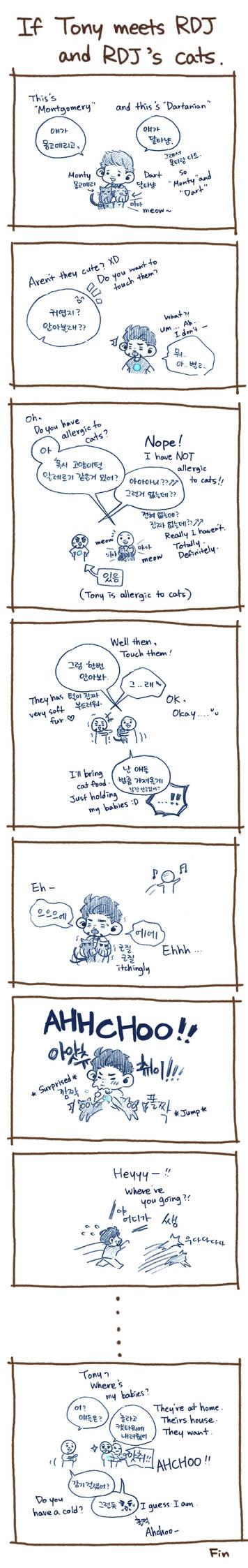 Meet Rdj If Tony meet RDJ and RDJ's cats by norang-norang on DeviantArt