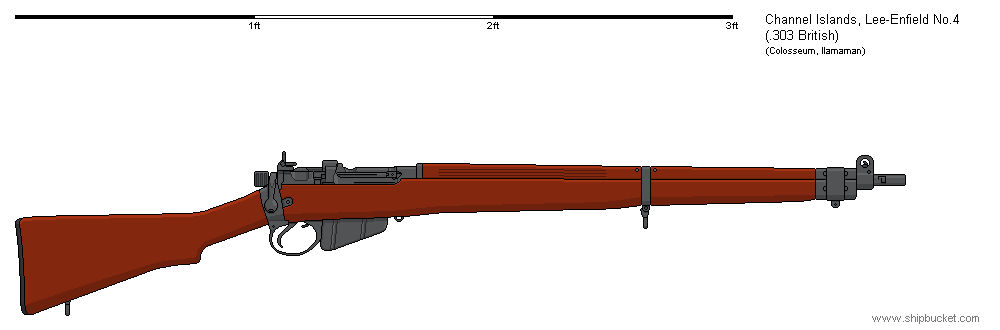 Lee-Enfield No.4 rifle - Channel Islands by dave-llamaman on DeviantArt