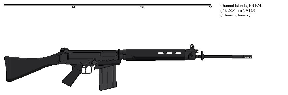 FN FAL battle rifle - Channel Islands by dave-llamaman on DeviantArt