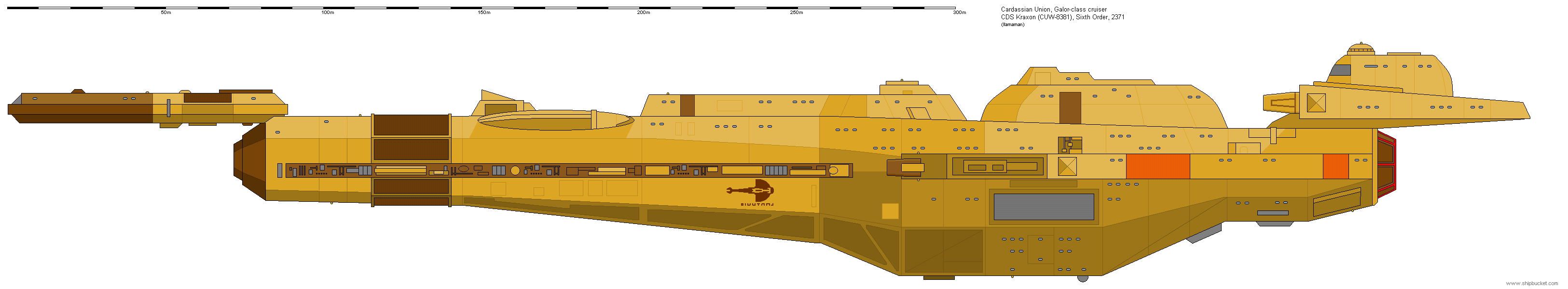 Cardassian Shuttle Cardassian Union, Galor-class cruiser (Star Trek) by dave-llamaman on ...
