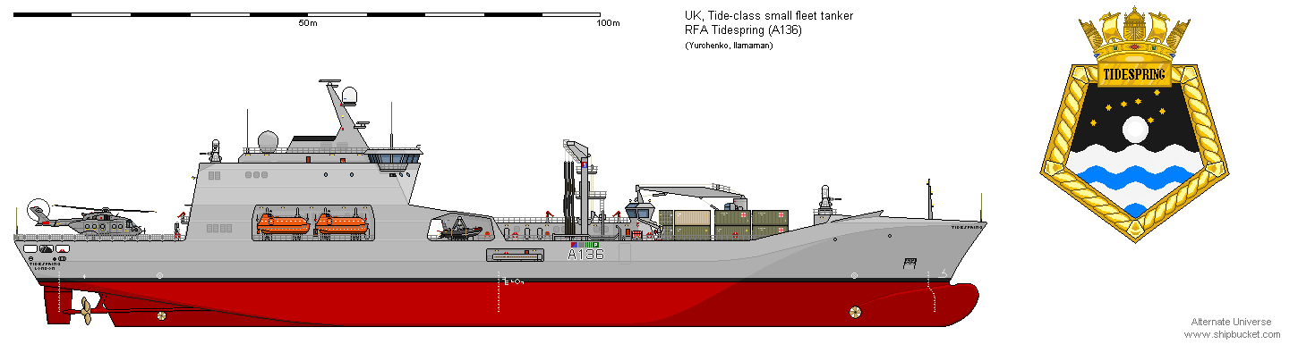 Tidespring Tide-class RFA Tidespring (A136), Saxonverse AU by dave-llamaman on ...