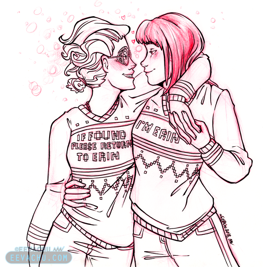 Holtzbert Inktober - Day 22 (Fanart Friday) by Eevachu