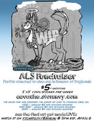 ALS Fundraiser Sticker for DogBomb