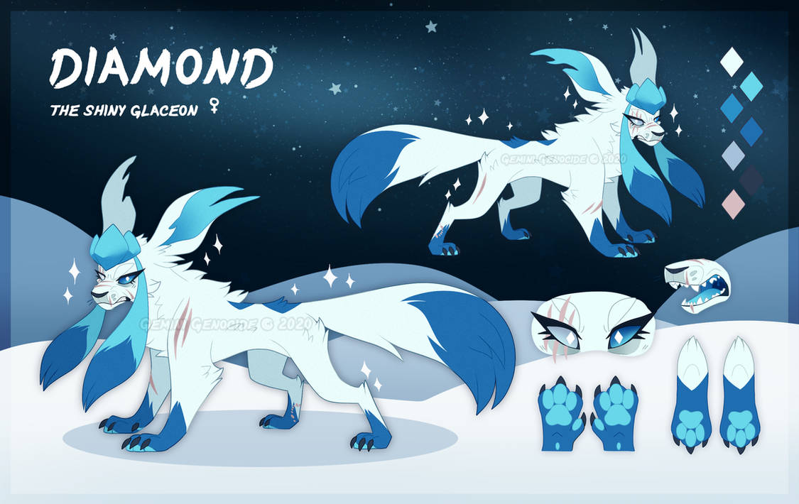 Diamond Reference Sheet 2020 by JackalCackle on DeviantArt