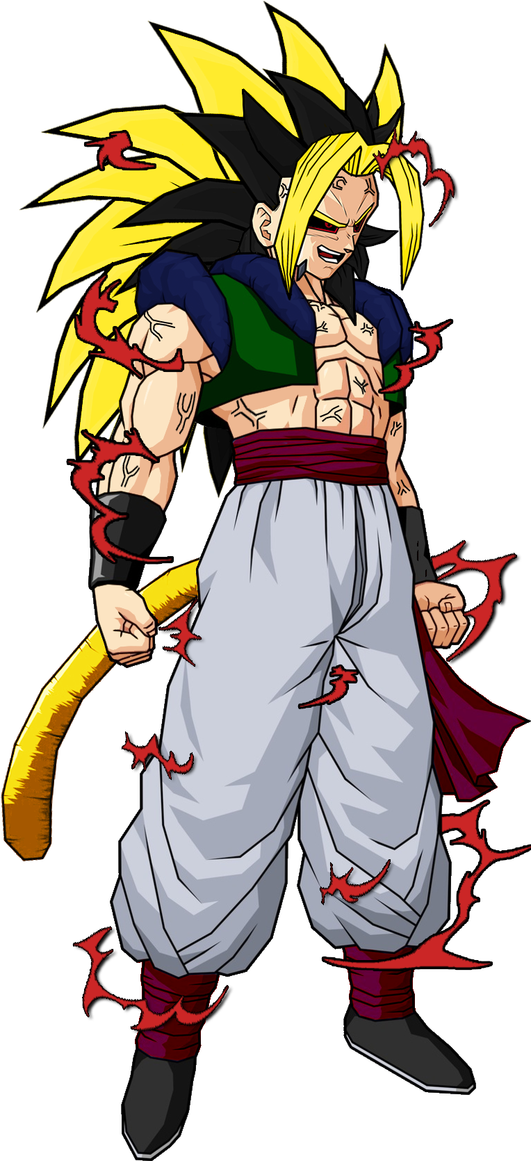 Ssj5 Goku concept sketch by foxxsiker -- Fur Affinity [dot] net