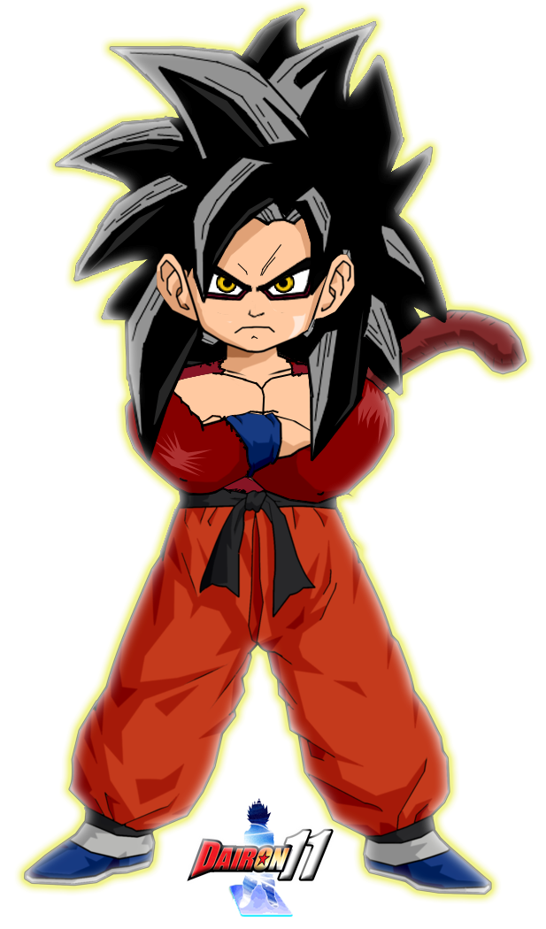 Kid Goku SSJ4 by DarthFandoro