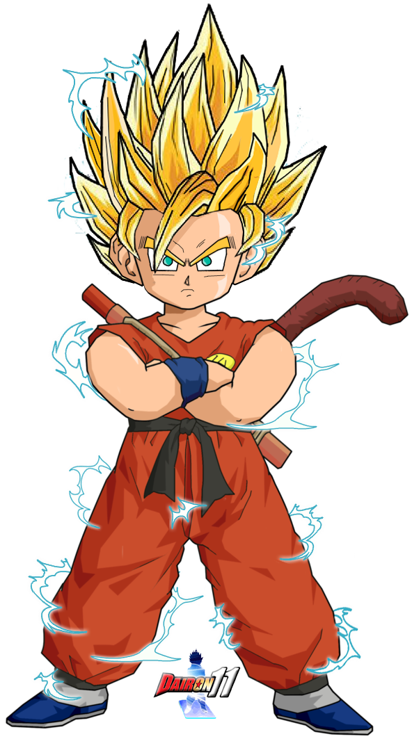Kid Goku SSJ2 by Dairon11 on DeviantArt Kid Goku SSJ2 by Dairon11 on DeviantArt