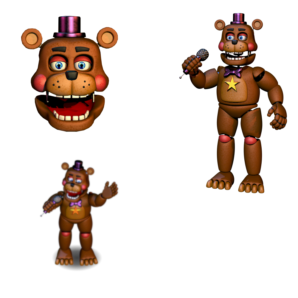 Rockstar Freddy FullBody - [FNaF 6 FFPS] by ChuizaProductions on