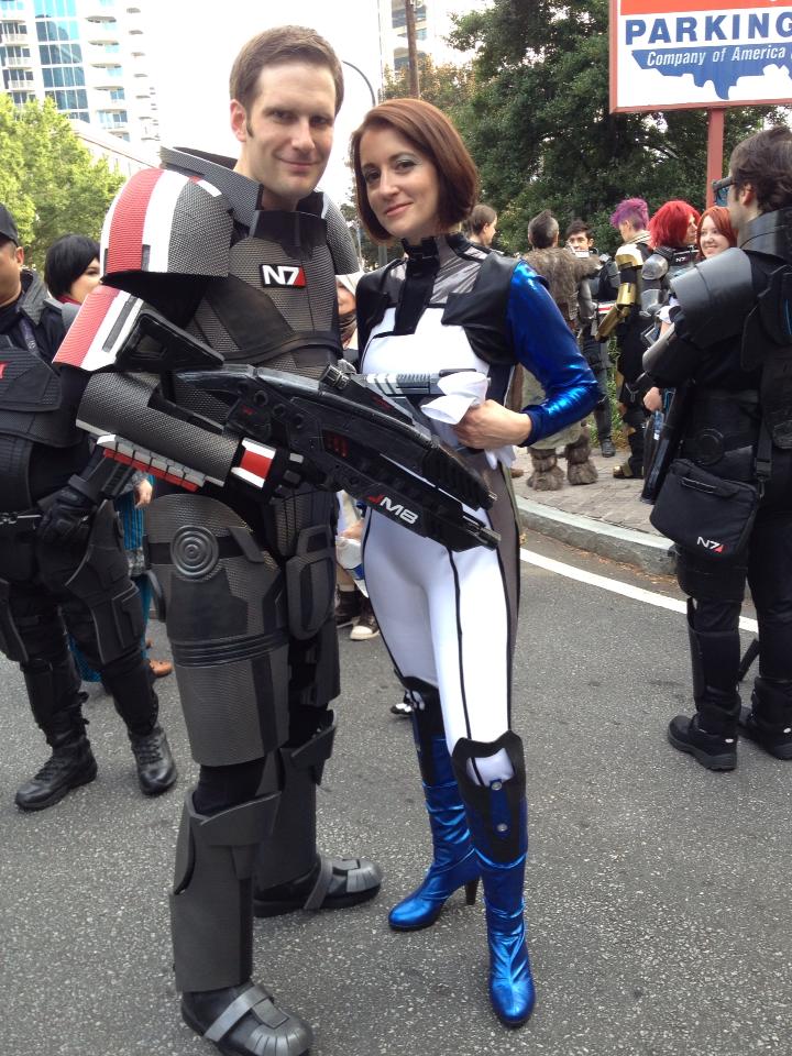 Mass Effect 3 Eva Core and Commander Shepard