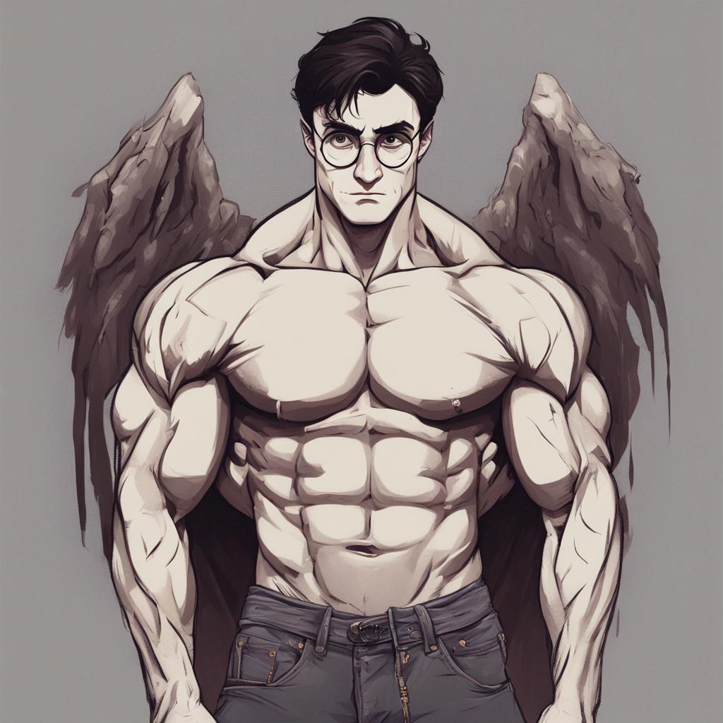 Dumbledore Bodybuilder Muscular Harry Potter by P1xleyB0i on DeviantArt