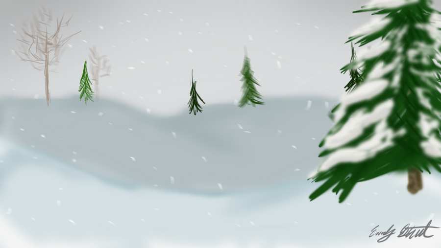 Deviantart Snow snow speedpaint by DoomedToFail on DeviantArt