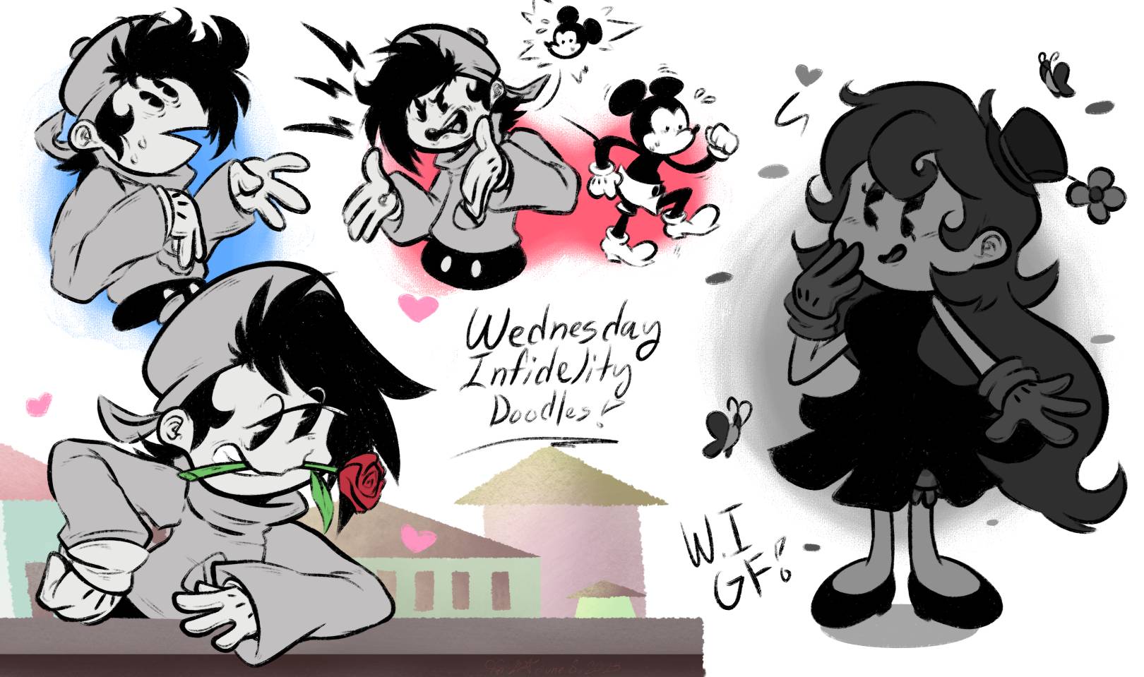Deviantart Prince Wednesday Wednesday Infidelity doodles! by Erzafire on DeviantArt