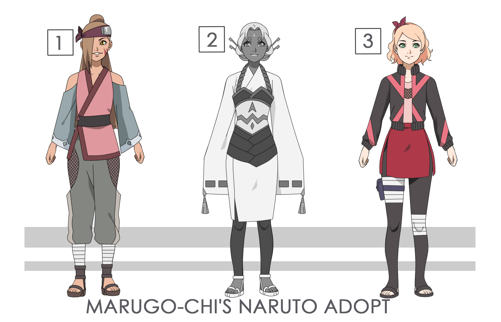 MARUGO-CHI'S Naruto Adoptable Set Price - [OPEN]